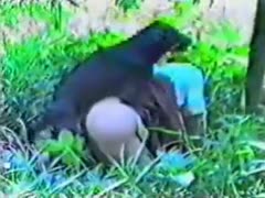 This episode shows a round-bottomed dilettante honey getting drilled by a monster outside.